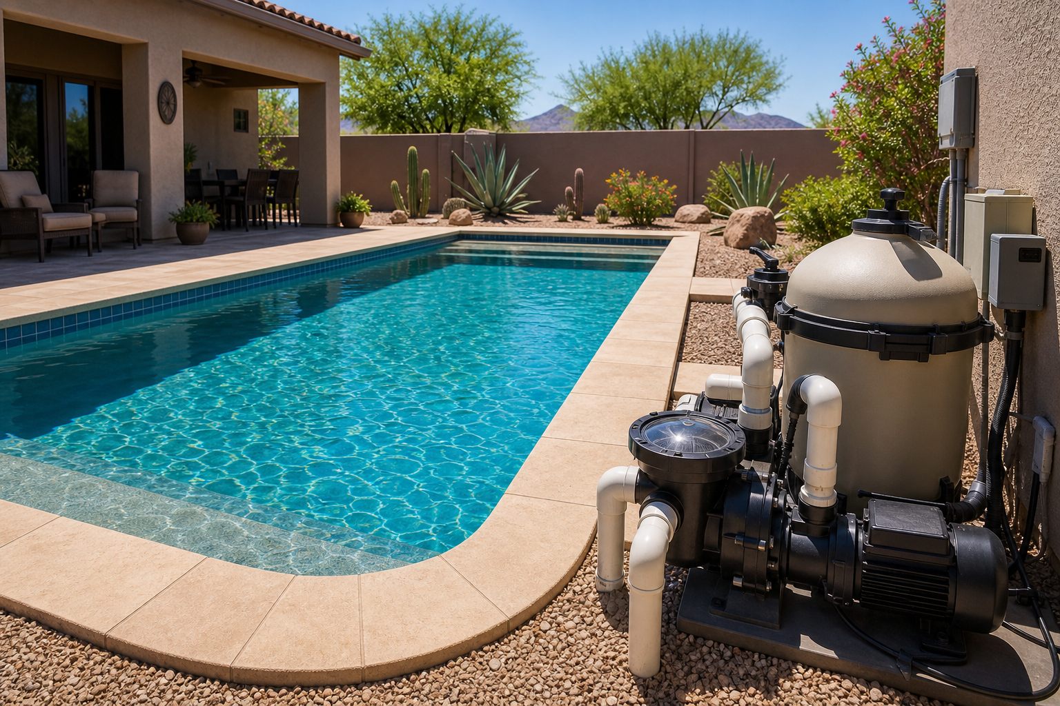 Green pool cleanup service